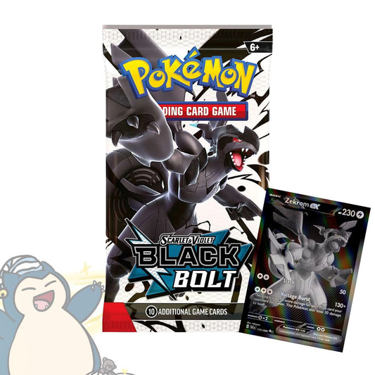 English Pokemon Black Bolt Booster Pack (1x)